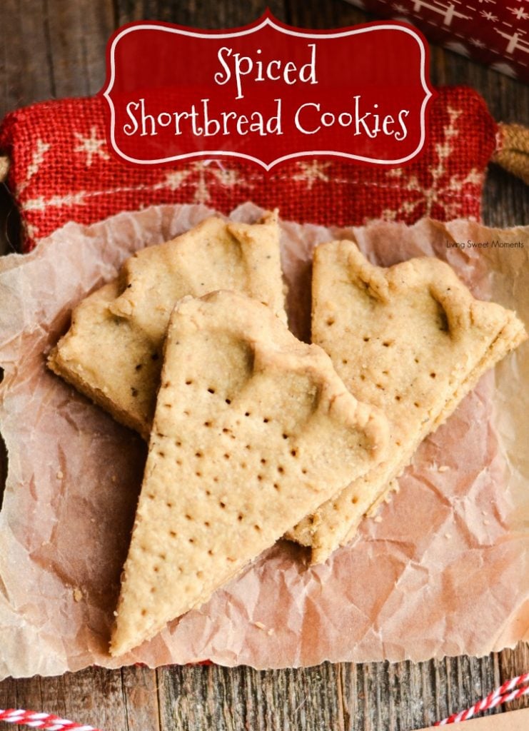 Spiced Shortbread Cookies - Living Sweet Moments