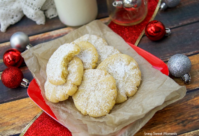 These incredible Brown Butter Meltaway Cookies have only 6 ingredients with no mixer needed! The best easy Christmas cookie recipe you will try!