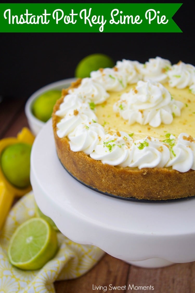 This tart and creamy Instant Pot Key Lime Pie is made in minutes right in your pressure cooker. The perfect dessert for any occasion. 