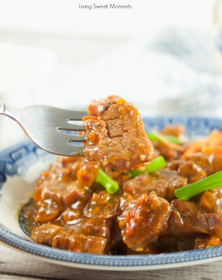 Gotta love instant pot Asian recipes! This instant pot Mongolian beef is made with flank steak & is ready in 20 minutes. Perfect for a quick weeknight meal