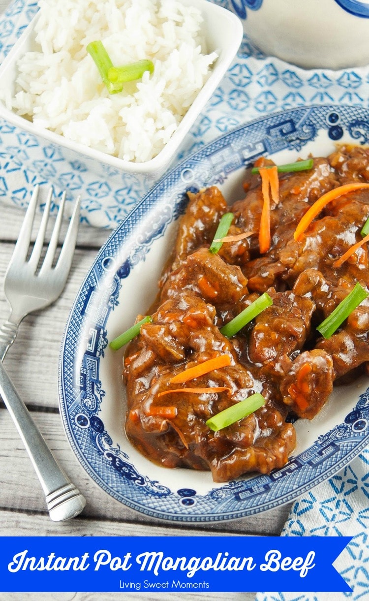 Melt In Your Mouth Instant Pot Mongolian Beef Living Sweet Moments