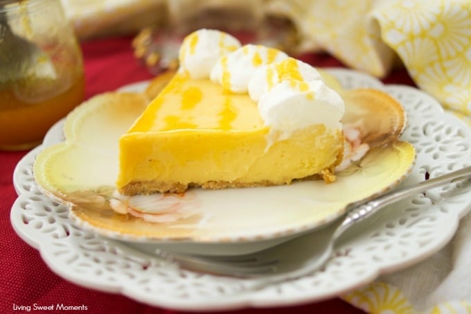 This tangy Passion Fruit Pie is super easy to make and delicious. The pie bakes in the pressure cooker (instant pot) and is ready in no time.