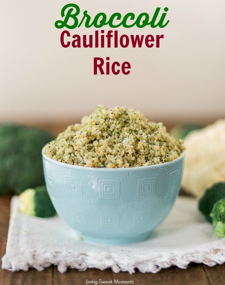 This addicting Broccoli Cauliflower Rice recipe requires only 4 ingredients and is so easy to make. Enjoy a low carb side dish that's ready in 20 minutes! 