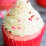 These made from scratch Pink Velvet Cupcakes are so easy, moist & delicious. Topped with rich cream cheese frosting. Perfect for dessert or valentine's day