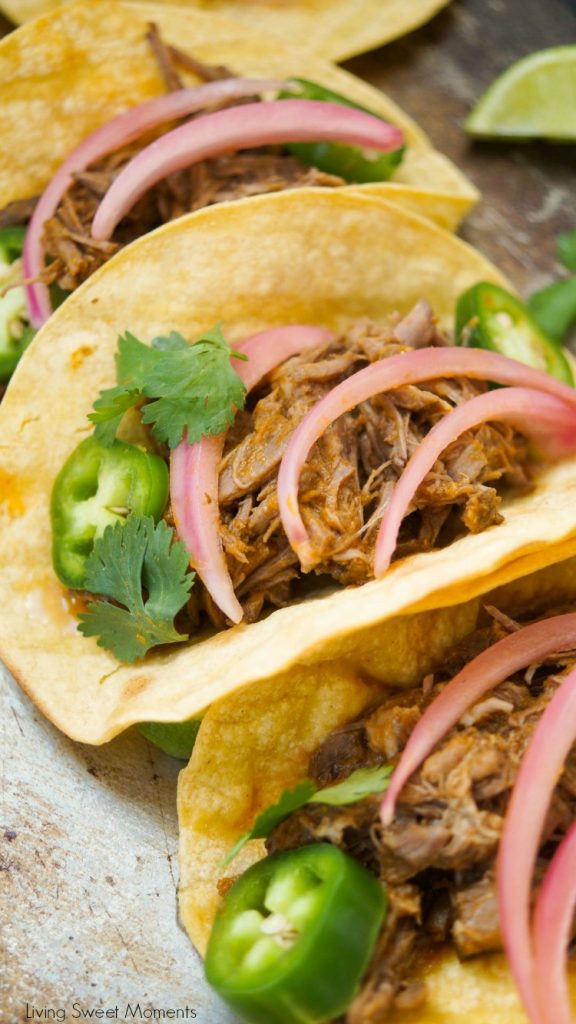 Amazing Pressure Cooker Beef Barbacoa Tacos - Living Sweet Moments