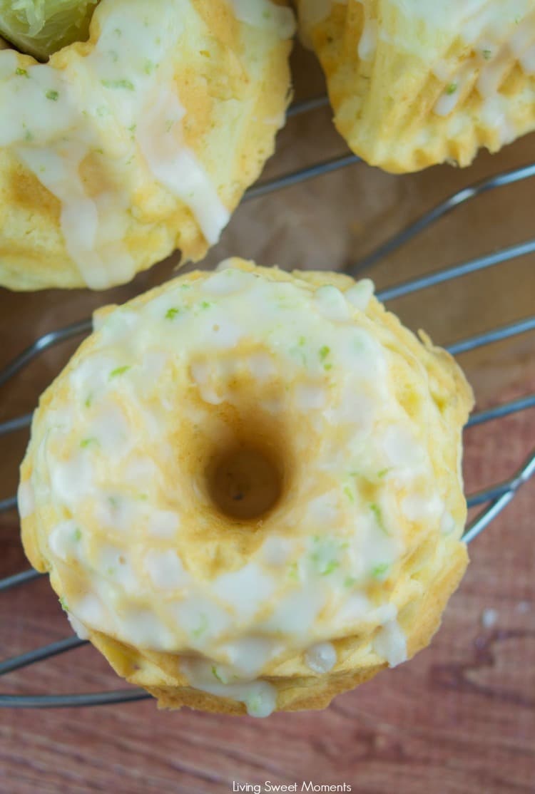 This irresistible Glazed Lime Cream Cheese Mini Bundt Cake recipe is super easy to make, delicious, and perfect for a cute Spring or Summer desserts. 4