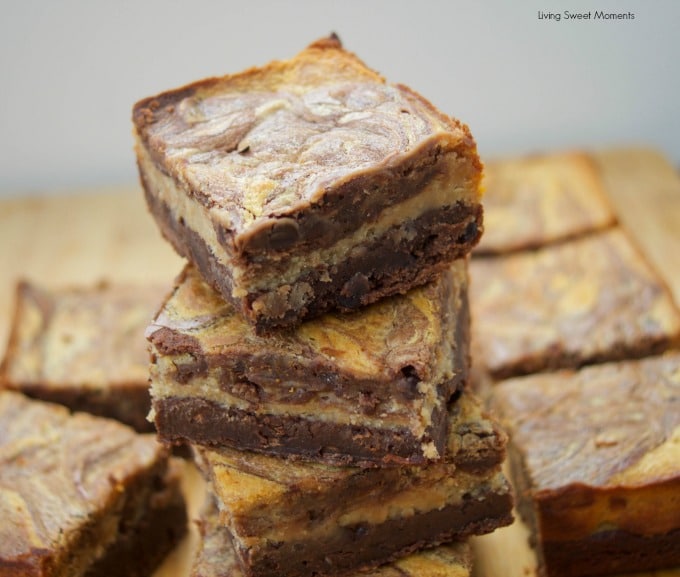 This soft and fudgy Peanut Butter Cheesecake Brownies recipe is super easy to make and perfect for dessert or snack. Enjoy 3 layers of chocolate goodness.