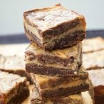 This soft and fudgy Peanut Butter Cheesecake Brownies recipe is super easy to make and perfect for dessert or snack. Enjoy 3 layers of chocolate goodness.