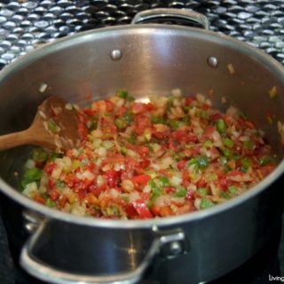Succulent Spanish Shrimp With Yellow Rice - Living Sweet Moments