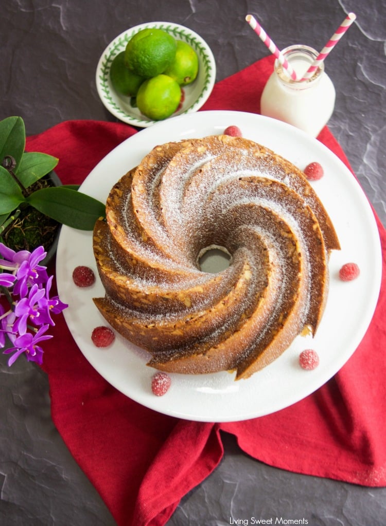 This moist Vanilla Chocolate Bundt Cake recipe is super easy to make, delicious, and perfect as a dessert, breakfast or snack. Serve with a glass of milk 5