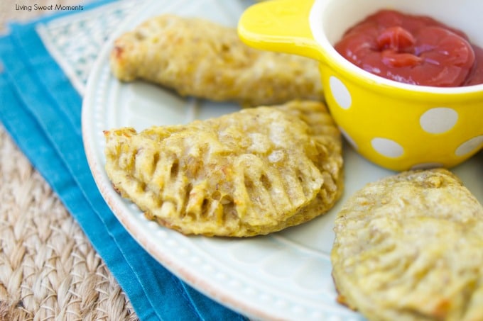 This amazing latin baked plantain empanadas recipe is filled with oozy cheese and is the perfect finger appetizer to any party or celebration