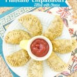 This amazing latin baked plantain empanadas recipe is filled with oozy cheese and is the perfect finger appetizer to any party or celebration