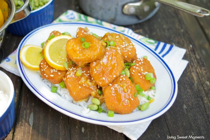 This delicious quick Crispy Orange Chicken recipe uses Chicken Nuggets and is ready on your table in 15 minutes or less. For an easy weeknight dinner idea