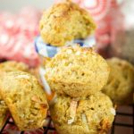 These gluten free mango coconut muffins are made with chia and oats and are low in fat and sugar. The perfect healthy muffin recipe for breakfast or snack.