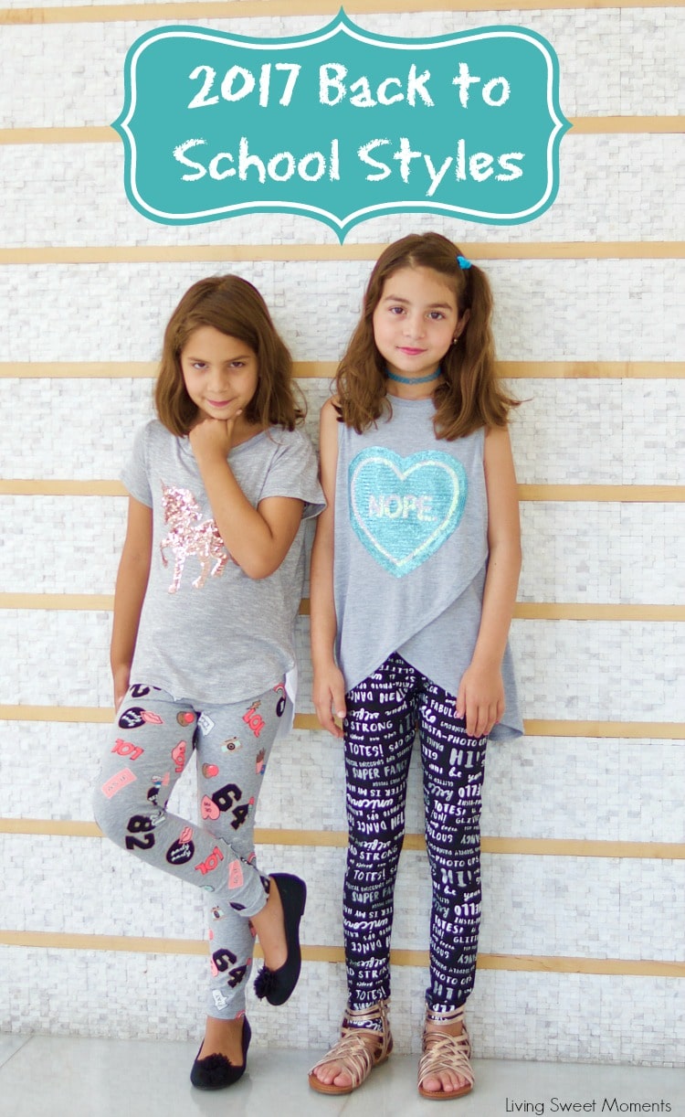Check out the new JCPenney 2017 Back To School Styles for girls. Mix & Match tops and bottoms to suit your child's personality. From the cool to romantic