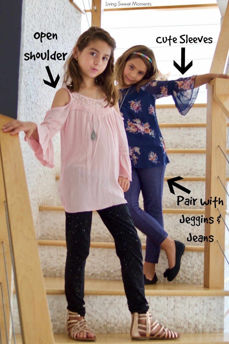 Check out the new JCPenney 2017 Back To School Styles for girls. Mix & Match tops and bottoms to suit your child's personality. From the cool to romantic