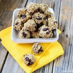 These delicious Raisin Banana Oatmeal Bites require only 4 ingredients and are made without any added sugar. The perfect healthy snack for kids and adults.