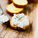 This delicious Creamy Shrimp Dip is made with fresh dill, capers, and shrimp. Perfect to serve with crackers or bread. The perfect appetizer for parties.