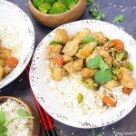 These amazing Chicken Teriyaki Rice Bowls are ready in 20 minutes or less. Enjoy a delicious and healthy weeknight dinner recipe. Made without cornstarch.