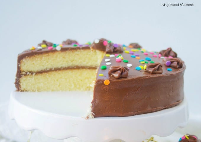 This creamy Chocolate Birthday Cake Icing Recipe is the best one you will ever try! Only requires 3 ingredients and is rich in real chocolate flavor. Just the cake