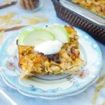 This delicious Apple Noodle Kugel recipe is both sweet and savory. This recipe is dairy free and parve