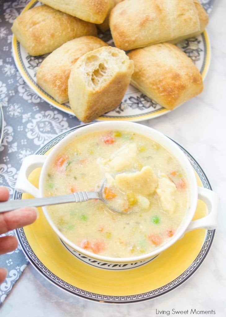 Homemade Potato Dumpling Soup - Living Sweet Moments
