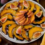 This delicate sugar Roasted Sweet Potatoes and Squash recipe requires only 5 ingredients and is the perfect Holiday side dish for autumn or fall featuring acorn squash
