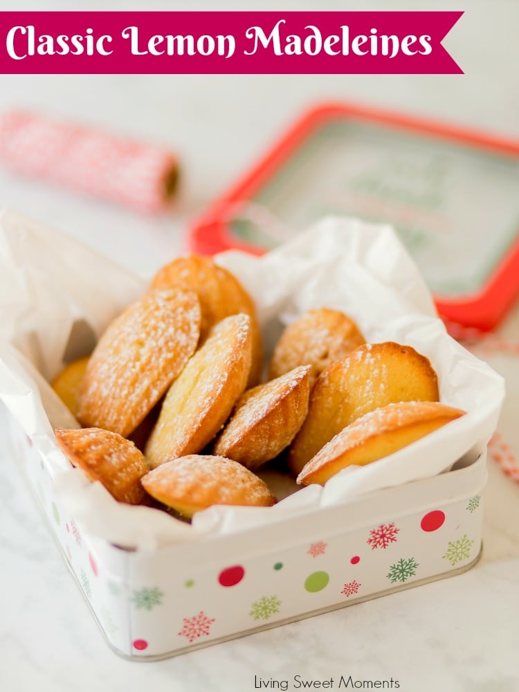 Classic Lemon Madeleines Cookies - Living Sweet Moments