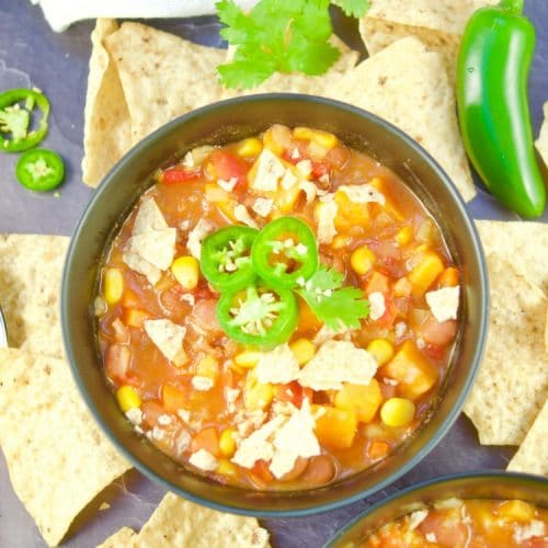 Quick Instant Pot Sweet Potato Chili - Vegan - Living Sweet Moments