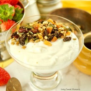This super Easy Instant Pot Yogurt recipe requires only 1 step and 4 ingredients using the cold method