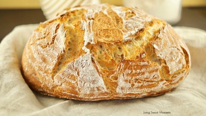 Crusty Instant Pot Sourdough Bread - Living Sweet Moments