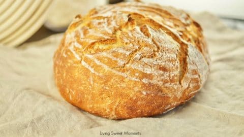 Crusty Instant Pot Sourdough Bread - Living Sweet Moments