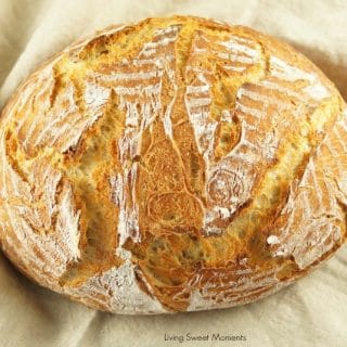 This crusty and delicious Instant Pot Sourdough Bread makes a beautiful loaf in no time