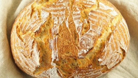 This crusty and delicious Instant Pot Sourdough Bread makes a beautiful loaf in no time