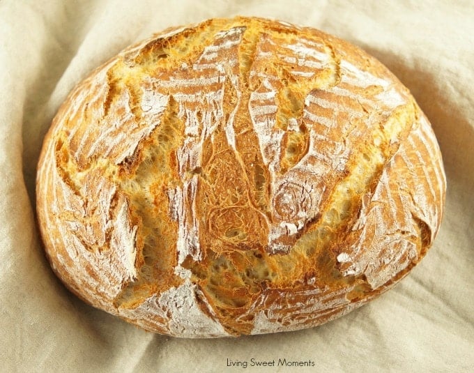 This crusty and delicious Instant Pot Sourdough Bread makes a beautiful loaf in no time