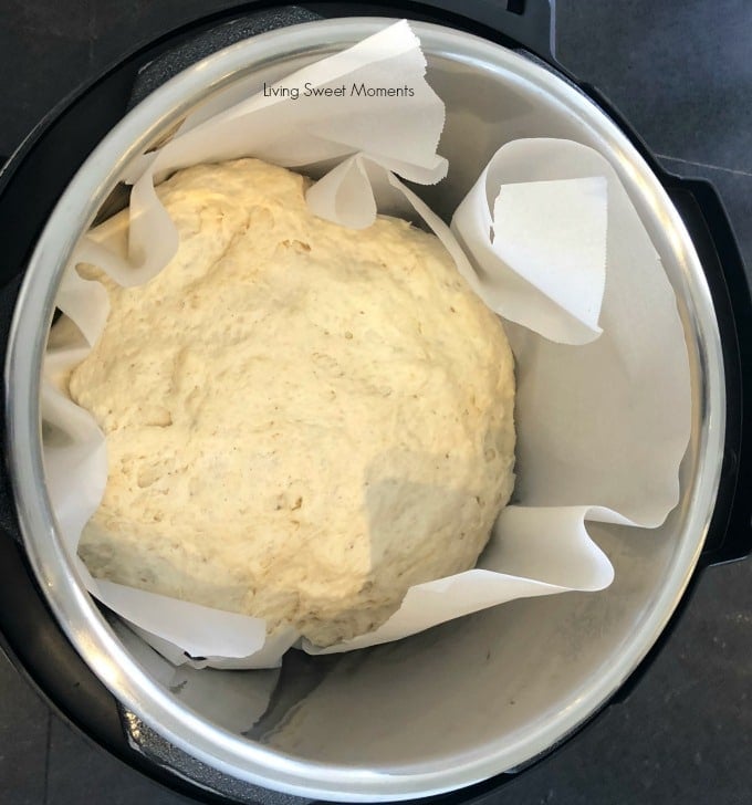 Crusty Instant Pot Sourdough Bread - Living Sweet Moments