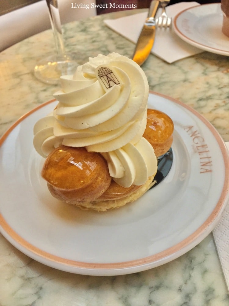 6 Best European Cities For Foodies starting with St. Honore from Angelina's Paris