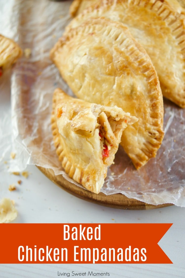 Warm, soft, and flaky, these baked chicken empanadas are super easy to make, kid friendly, and the perfect quick dinner idea that’s it’s not only delicious but fun as well!