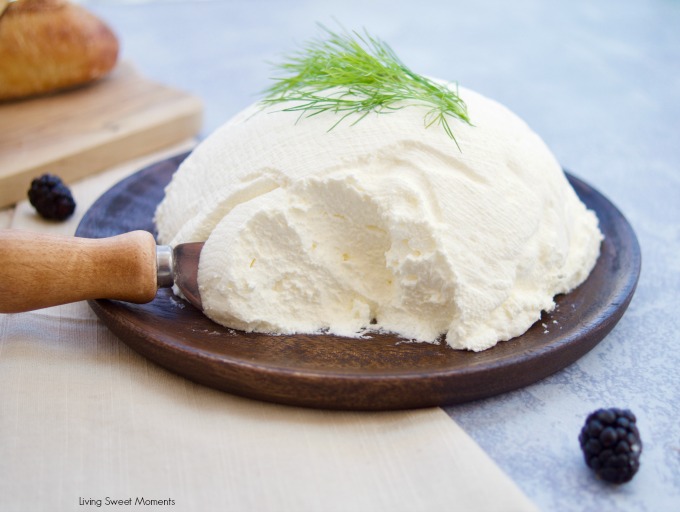 Only 2 ingredients needed for this creamy homemade mascarpone cheese and less expensive than store bought. Mascarpone served as a spread 