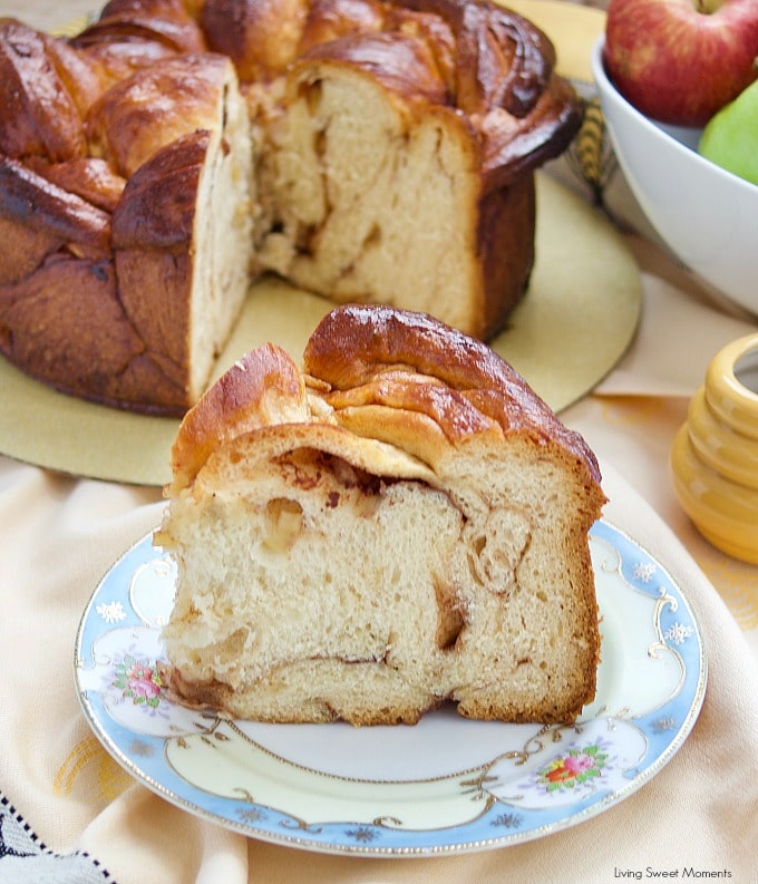 Celebrate a sweet new year with this delicious round Apple Honey Challah recipe. Serve on erev Rosh Hashanah or have a slice for breakfast.