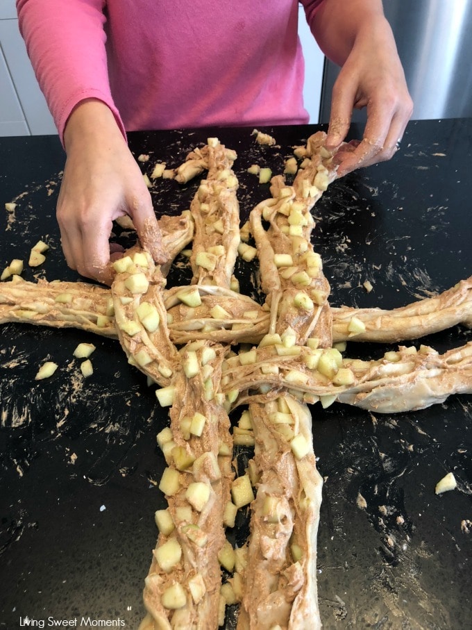 Celebrate a sweet new year with this delicious round Apple Honey Challah recipe. Serve on erev Rosh Hashanah or have a slice for breakfast. 