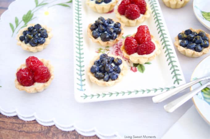 Perfect for any occasion, these elegant Mini Berry Tarts are made with a buttery crust, vanilla pastry cream and fresh berries on top