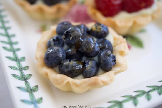 Perfect for any occasion, these elegant Mini Berry Tarts are made with a buttery crust, vanilla pastry cream and fresh berries on top