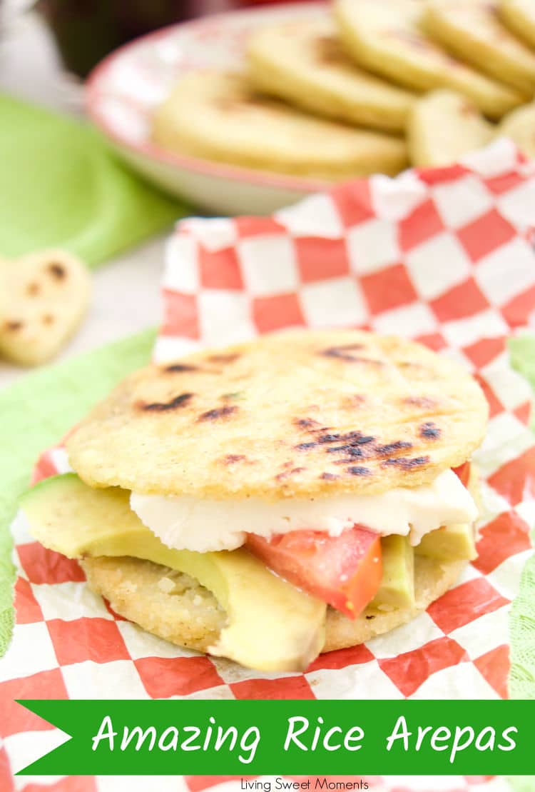 Got any leftover rice? These delicious gluten free crispy rice arepas and are made to be stuffed with your favorite fillings. Ideal for breakfast & dinner. 