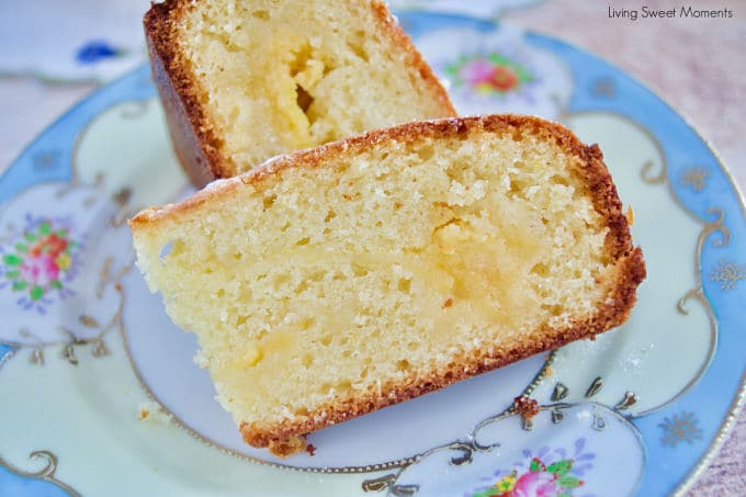 My favorite breakfast recipe! This moist and delicate Citrus Curd Cake has a creamy curd center in between delicate crumbs. Perfect with coffee or tea.