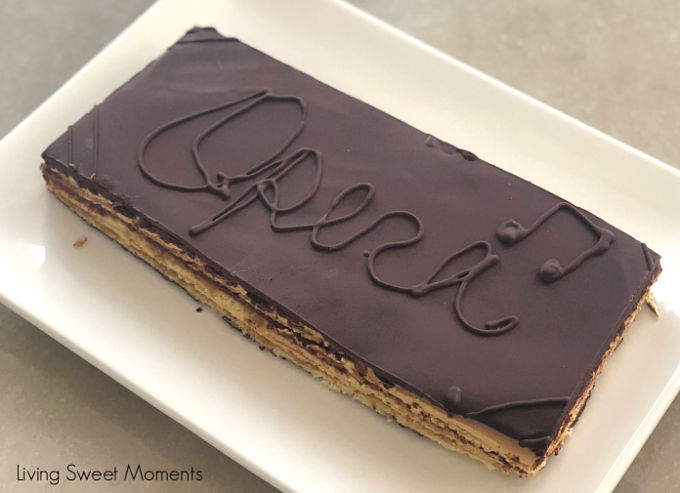 My favorite French dessert. This scrumptious classic Opera Cake recipe step by step instructions