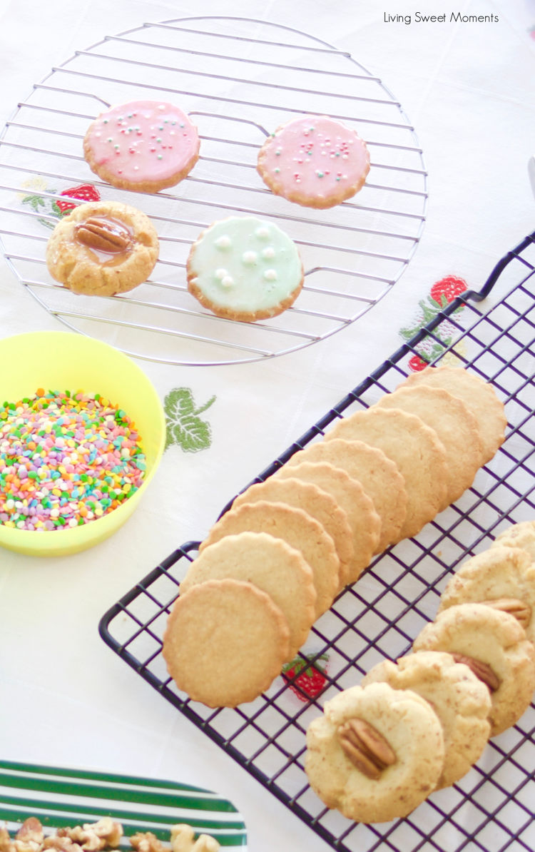 These amazing sugar cookies are not only delicious but versatile as well. They are ideal for rolling & cutting out shapes, droppin and even slice & bake. 