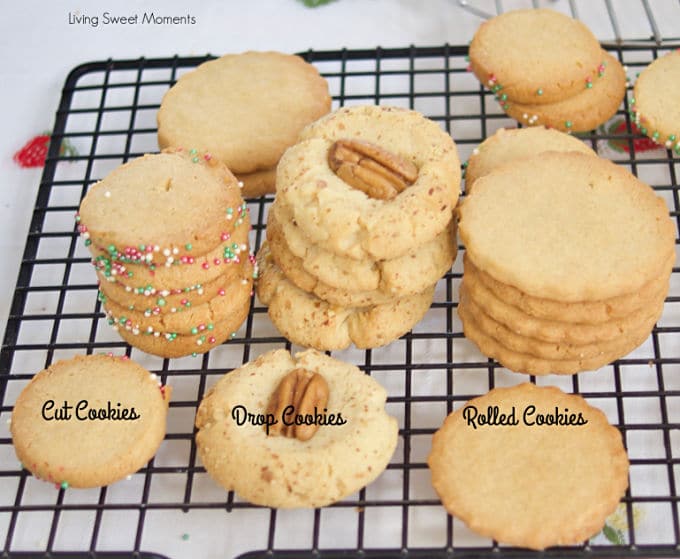 These amazing sugar cookies are not only delicious but versatile as well. They are ideal for rolling & cutting out shapes, droppin and even slice & bake. 