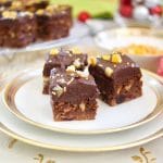 The only dessert you need! These delicious Cranberry Orange Brownies are swirled and baked with fudge batter and then topped with chocolate icing.