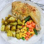 An amazing family friendly quick dinner idea! This delicious Sheet Pan Breaded Chicken and veggies requires little prep and is perfect for those busy nights